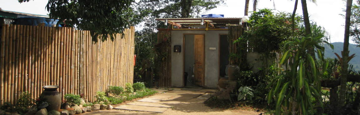 Bathroom facilities at the camping site.