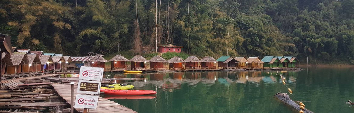 Khao Sok Accommodation - Raft House