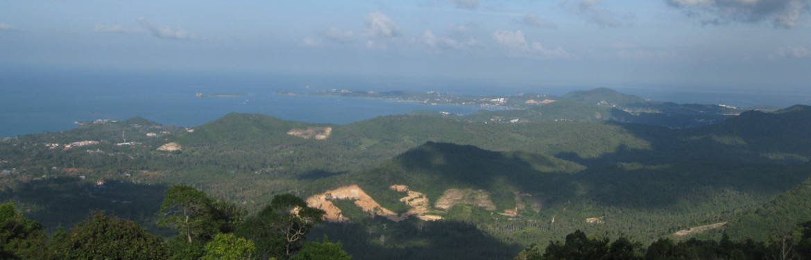 Part of the grand view over Samui